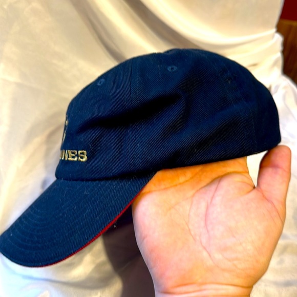 US Marines Military USMC Armed Forces Blue Ball Cap Baseball Hat - Picture 3 of 5